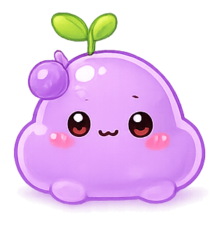 Purple Bouncy Berry blob